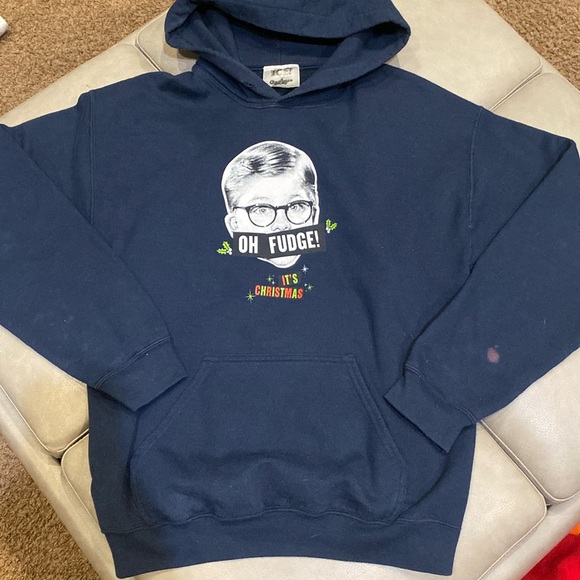 Ice at Gaylor Palms 'A Christmas story' ￼ oh fudge it's Christmas hoodie - Picture 1 of 8